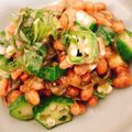 KAORULALA's cooksnap of when they made ネバネバ三兄弟♪めかぶオクラ納豆.