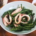 低カロ探検隊's cooksnap of when they made イカ＆インゲンのガーリックソテー.