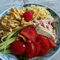ミーヤンちゃん's cooksnap of when they made 簡単♡めんつゆで冷やし中華のタレ.