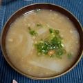 :えり坊's cooksnap of when they made おろしごぼうと納豆のお味噌汁.