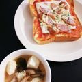 sa☆3's cooksnap of when they made いつものピザトースト.