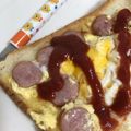 クックI99FNN☆'s cooksnap of when they made 電子レンジで目玉焼きトースト.