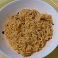 ハンクスさん's cooksnap of when they made 辛ラーメンでカルボナーラ.