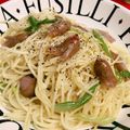 みっくママ's cooksnap of when they made ウィンナと長ネギの和風パスタ.