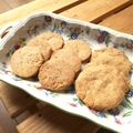 あきづきゆずりは's cooksnap of when they made ピーナッツバターのサクサククッキー♪.