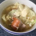 クック4W37VW☆'s cooksnap of when they made キャベツとウィンナーのスープ.