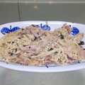 みかかめ's cooksnap of when they made 豚こまとえのきのマヨぽん炒め.
