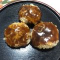 りこりゃんママ's cooksnap of when they made 焼きおにぎり〜簡単に本格五平餅風ღ.