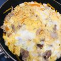miho0601's cooksnap of when they made ＊豚肉と野菜、豆腐の卵とじ【幼児食】＊.