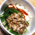 ボニボニー's cooksnap of when they made 簡単に混ぜるだけ納豆オクラ豆腐のネバネバ.