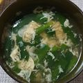 nofuxx's cooksnap of when they made ニラと玉子のスープ.