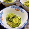 ☆あいちゃん's cooksnap of when they made 簡単★ズッキーニのおろしキュウリ和え✿.