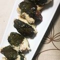 YuzReimama's cooksnap of when they made 鶏ささみの梅大葉巻.