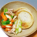 うさぴこさん's cooksnap of when they made 豚肉とロメインレタスの中華炒め.