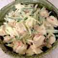 しゅんのま's cooksnap of when they made 簡単♡サラダチキンとキュウリの梅マヨ和え.