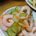 凪なぎ's cooksnap of when they made 簡単☆きゅうりと竹輪の明太子あえ♪.