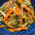 手抜きクック's cooksnap of when they made キュウリと人参のきんぴら.