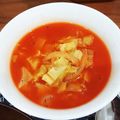 SaChi_2020's cooksnap of when they made トマトジュースで簡単トマトスープ♪.