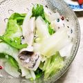 Mmeいくこ's cooksnap of when they made 鯵のお刺身マリネサラダ.