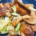 akapple's cooksnap of when they made ネギと株なめこのバター醤油炒め.