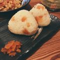 もんレシピ's cooksnap of when they made チーズと福神漬けのおにぎり.