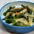 umemodoki's cooksnap of when they made いんげんと玉ねぎのバター炒め★.