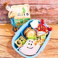 なるおっちいちかず's cooksnap of when they made 簡単キャラ弁☆スポンジボブ&パトリック☆.