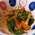 あきつま（杏花☆）'s cooksnap of when they made おかひじきとなめこのお浸し.
