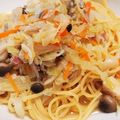 はなこ24's cooksnap of when they made 具沢山のほっこりスープパスタ.