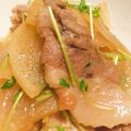 ぷうちゃんちゃん's cooksnap of when they made 豚バラと大根の梅肉炒め。.