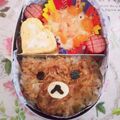 みゆたかあん's cooksnap of when they made 簡単キャラ弁✿リラックマのおかかごはん.