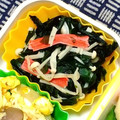 nosso's cooksnap of when they made ワカメとエノキの酢の物.