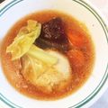 crispylove's cooksnap of when they made 生ビーツ☆ゴロゴロ野菜の鶏モモボルシチ.