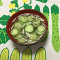 おはなすき's cooksnap of when they made きゅうりとみょうがの味噌汁.