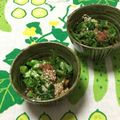 おはなすき's cooksnap of when they made 超簡単！豆腐やご飯のお供に梅オクラ納豆♪.