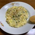 羅瑠☆'s cooksnap of when they made チーズと卵で簡単リゾット.