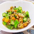 なおきんとん's cooksnap of when they made アサリとオクラのお浸し.