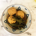 ナピト's cooksnap of when they made わらびの水煮と京風がんもの煮物.