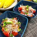 もりはん's cooksnap of when they made トマトとシラスを生姜ポン酢で♪.