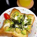 ルぴあ's cooksnap of when they made 塩麹×アボカドのわさび風味のトースト.