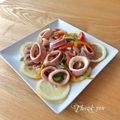 Rie♪♪♪'s cooksnap of when they made ♡いかと野菜のレモンバター炒め♡.