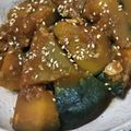 ゆたみー's cooksnap of when they made 【 味噌味かぼちゃ♪】.