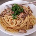 おたふくまんじゅ☆'s cooksnap of when they made サバ缶と舞茸のパスタ.