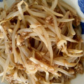 みーにゃみーにゃ's cooksnap of when they made 豚挽き肉ともやしの焼き肉のタレ和え.
