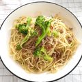ゆづキッチン's cooksnap of when they made ひき肉とブロッコリーのペペロン風パスタ.