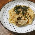 ﾎﾟｯﾁU・x・U's cooksnap of when they made 明太子ときのこのパスタ.