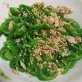 クック083103☆'s cooksnap of when they made レンジで無限ピーマン.