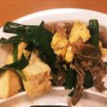 パパ☆簡単大好き's cooksnap of when they made 豚バラ肉とニラと木綿とうふの炒め物.
