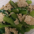 まーやん☆☆'s cooksnap of when they made 小松菜と桜エビの卵炒め☆貧血対策.