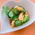 ☆３匹の子ぶた☆'s cooksnap of when they made きゅうりと卵の酢の物.